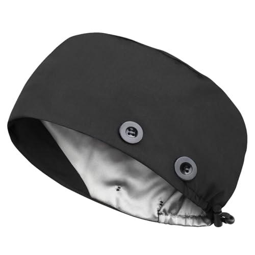 Satin Lined Adjustable Scrub Cap
