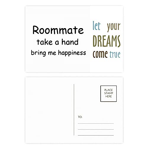Cartes postales Take A Hand Bring Me Happiness lot de 20 pour correspondance