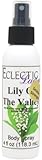 Eclectic Lady Lily Of The Valley Body Spray, Double Strength, 4 ounces, Body Mist for Women with Clean, Light & Gentle Fragrance, Cologne with Soft, Subtle Aroma For Daily Use