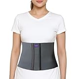 Careforce Postpartum Abdominal Belt After Delivery C Section Abdomen Binder for Women Post Pregnancy Tummy Reduction Belly Support Band for Men - Grey - XXL