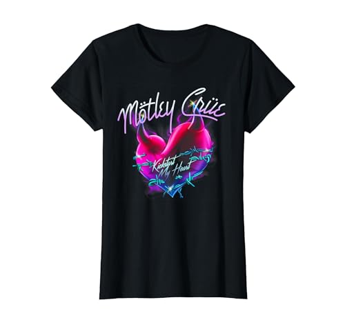 Mötley Crüe Kickstart My Heart T-Shirt, Women, Black, Small
