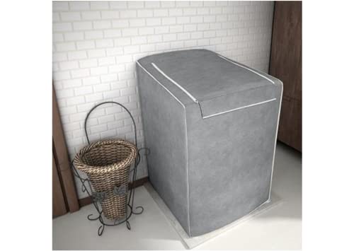 Capa Protetora Maquina De Lavar Roupas Flanelada (Cinza Tamanho P)