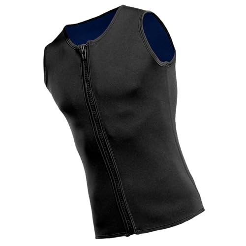 Eacam Chaleco de Buceo sin Mangas de Neopreno 2 Mm para Natación, Surf y Snorkel. Equipo Buceo sin Mangas con Flotación para Hombres y Mujeres. (Chaleco L)