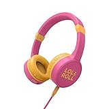 Energy Sistem LOL&Roll Pop Kids Auricualres para niños sin Cable (Music Share, Cable de Audio extraíble, Volumen máximo de 85dBs, Micrófono)- Rosa