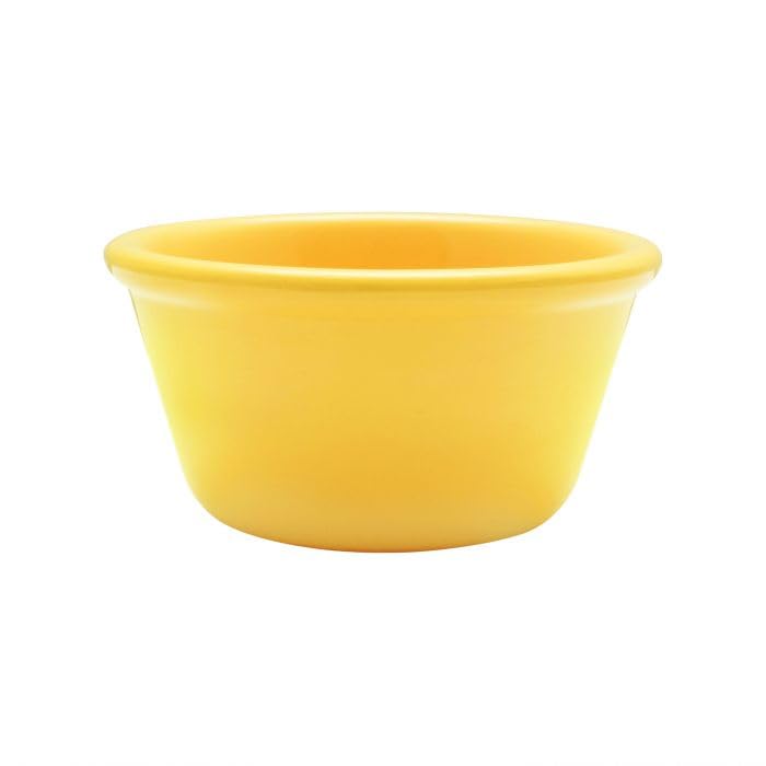 Melamine Ramekins 4 oz Commercial Grade Break Resistant Smooth Yellow Dipping Sauce Cups Individual Condiment Cups Portion Cups Ramekins 12 Pack