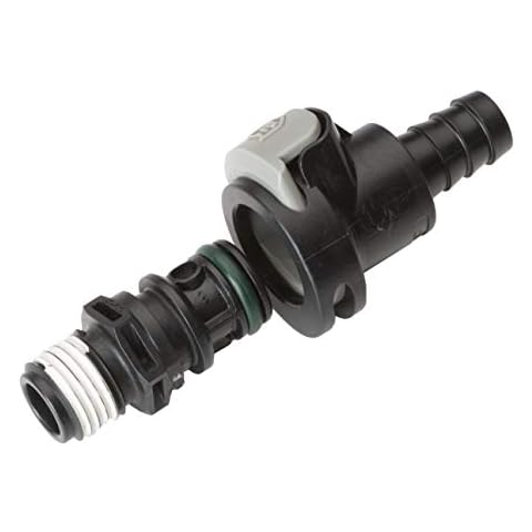 Attwood 8838US6 Universal Male and Female Sprayless Connector with Thread Sealant Cover