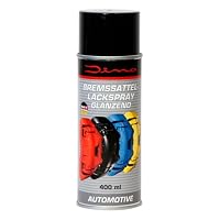 Dino Bremssattellack 1K Spray Lackspray 400ml, SCHWARZ
