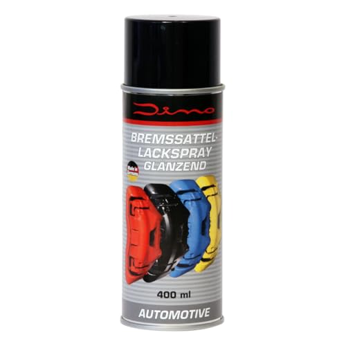 Dino Bremssattellack 1K Spray Lackspray 400ml, SCHWARZ