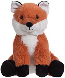 Apricot Lamb Toys Plush Fox Stuffed Animal Soft Cuddly Perfect for Girls Boys (Yellow Fox , 9 Inches)
