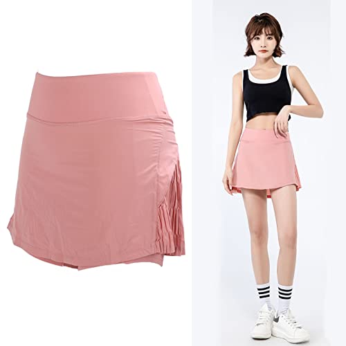 Saias esportivas, shorts internos respiráveis, saias de tênis, bolso invisível para mulheres se exer