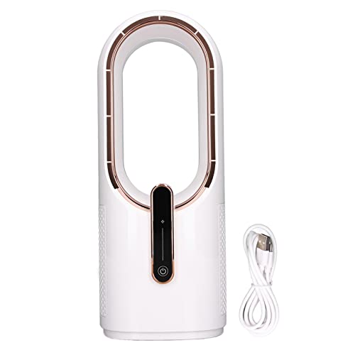 Listado de Ventilador de Oficina los más solicitados. 49 Ventilador de Escritorio, Mini Ventilador sin Aspas con 3 Velocidades de Enfriamiento Ventilador Control Táctil Silencioso Carga USB Portátil para Oficina Dormitorio