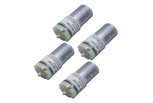 Mini Moteur de Pompe à Air de CC 6V pour l'oxygène de Réservoir d'aquarium Circulant,370 Micro-Pompe à air pour Tensiomètre Masseur (4 pièces) Cover