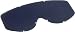 Biltwell Moto Goggle Lens (Smoke, One Size)
