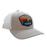 RepYourWater Colorado Mountain Cutthroat Hat, ST, Mid Tone Gray /White