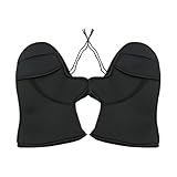 QINZITAO Guantes de manillar de motocicleta, fundas de invierno para scooter, impermeables, resistentes al viento, guantes de invierno duraderos