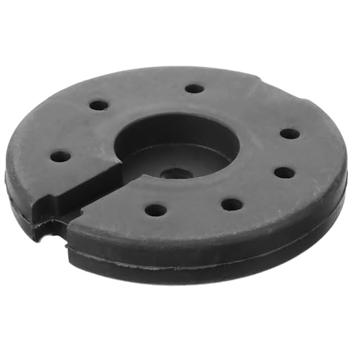 GRADENEVE Peso Base per Lampada da Terra Nero in Plastica Rotonda Struttura Semplice per Prevenire Cadute, come Contrappeso per Lampade da Tavolo e Piantane