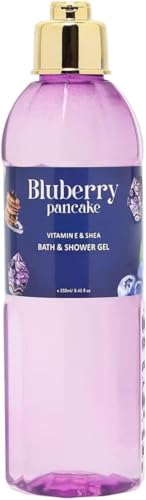 Nacht Bluberry Pancake Bade- & Duschgel - Luxus Duschgel für Damen & Herren - Duschgel Frauen - 100% Vegan - Luxury Beauty - Körperhautpflegeprodukte - 250ml 2er Pack