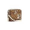COACH WOMENS MINI CAMERA BAG IN SIGNATURE LEATHER 2403 (Khaki Pink Multi)