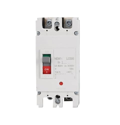 Disjoncteur CC 1/2P MCCB 100A protecteur de cellules solaires RV série NEM1 pour circuit DC