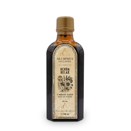 Herba Relax – Beruhigende Kräuter-Tinktur mit Baldrian, Lavendel & Zitronenmelisse, fördert innere Balance und Verdauung, aus Bio-Anbau, für schnellen Effekt