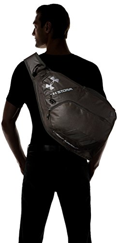 Under Armour Compel Sling Backpack, Black (001)/Steel, One Size Fits All #TOP4