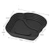 IEUDNS Turtle Water Dish Reptile Bathing Dish Pool Decorative with Ramp Reptile Feeding Dish for Frogs Semi Aquatic Chameleon Rest, Large, Black
