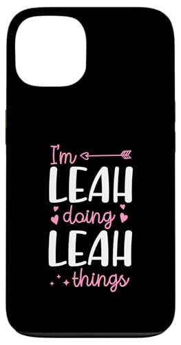 I'm Leah Doing Leah Things �p�[�\�i���C�Y ���O �X�}�z�P�[�X iPhone 13 �p
