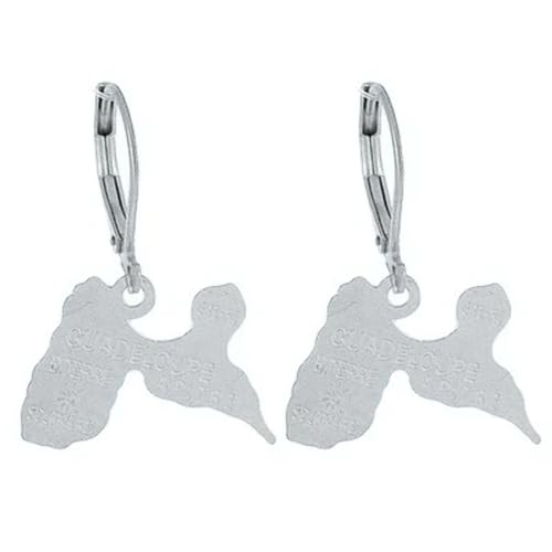 COTEMODE ACCESSOIRES DE MODE Boucles d'oreilles pour Femme - Acier 316 argenté - Guadeloupe
