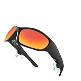 3. Gafas de audio para deportes: use un marco de material TR-90, protección para los ojos, diseño de protección contra el sudor, el viento y la arena, cómodo y seguro de usar, muy adecuado para montar, conducir, pescar, montañismo, etc.