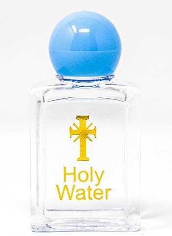 Catholic Gift Shop Lourdes Holy Water Bottle Filled with Lourdes Water & Lourdes Prayer Card
