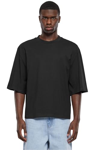 Maglietta Organica Oversize Cropped T-Shirt Nero XXXXXL Uomo