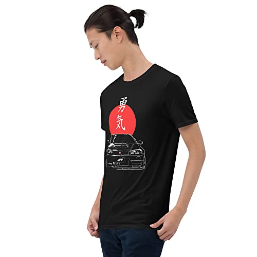 Camiseta R34 GT-R de manga corta para lucir en concentraciones tuning y quedadas JDM 2
