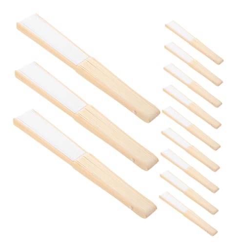 Éventails à main blancs et robustes LIFKOME | Lot de 15 pièces en papier de qualité supérieure