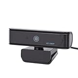 Yctze 1080P-Webcam mit Hello, Gesichtserkennungs-Webkamera, USB-Webcam mit 2 MP 30, Mikrofon und 120-Weitwinkelobjektiv, Plug-and-Play, Ideal für 11/10