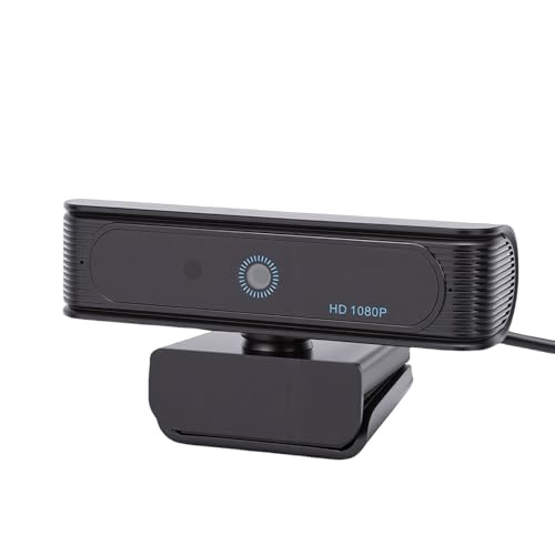 Webcam 1080P pour réunions en ligne avec micro intégré et grand angle