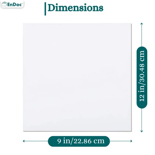 Endoc 9X12 Self Seal Booklet Envelopes – Designed For Photography, Holiday Cards, Oversized Wedding Invitations, School & Office - 28Lb Paper, Open Side 9 X 12 Shipping Envelope - 15 Pack #TOP1