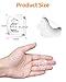 ispneay 50 Mini Light Hooks with Adhesive Strips: Indoor Clear Small String Light Clips Damage Free - Plastic Wall Hook for Hanging - Fairy Tiny Christmas Light Cable Hangers Clip Decoration Decor
