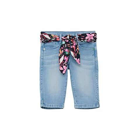 s.Oliver Junior Girls Blue Capri Jeans Cover