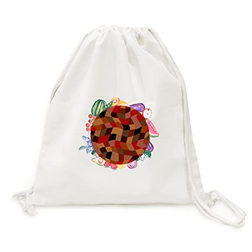 Sac en tissu pliable coloré idéal pour vos courses de fruits et légumes au marché