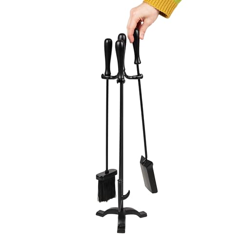 Pelle de cheminée Mind Reader en fer forgé noir de 76,2 cm - 5