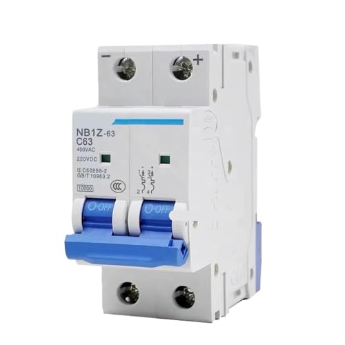 Disyuntor NB1Z-63 DC220V 2A para circuito solar residencial e interruptor de aire KL4-3b 4