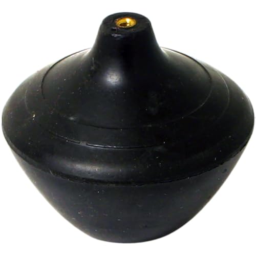 Jones Stephens JC04022 Tapered Toilet Tank Ball - Black