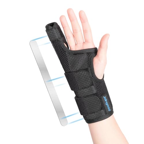 joingood Pinky Finger Splint, Finger Splint for Pinky, Broken Pinky Finger Brace, Little Finger Splint,Metacarpal Finger Splint Hand Brace for Trigger Finger Arthritis,Finger Splint Pinky Right Hand,M