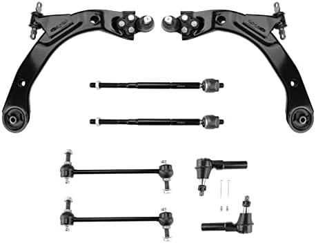 PHILTOP Control Arm Front Lower Control Arms,8pcs Front Lower Control Arms Sway Bar Tie Rod Replacement for Cobalt HHR Po-n-t-i-ac G5,K620301 K620302 ES800030 EV80445 K750012