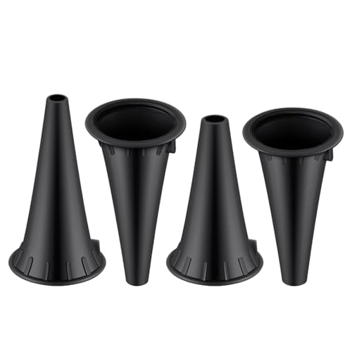 YNR Fibre Optic Mini Otoscope - Auriscope Fiber Optic, ENT Ear Scope, Diagnostic Examination GP, Ear Otoscope with Light | (10 Specula)