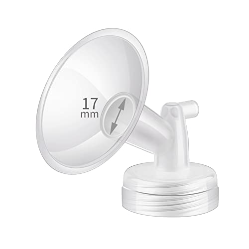 Image of Begical 17mm 1 pc Flanges Compatible with Spectra S2 S1 9 Plus/Motif Luna/Amada MYA Breastpumps Replacement to Spectra Pump Parts/Flange. Compatible with Spectra S2 Parts and Spectra Accessories