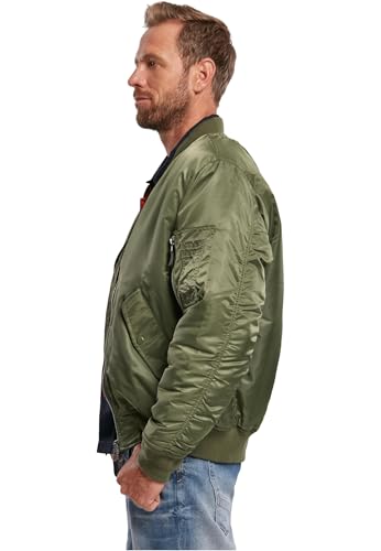 Brandit MA1 Jacket, Uomo, Olive, S - 5