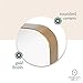 Hamilton Hills 22x30 inch Metal Gold Frame Mirror for Bathroom | Brushed Rectangular Rounded Corner Vanity | 2