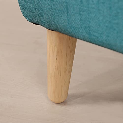 Getifun Kids Sofa Couch, Toddler Armchair Couch, Pvc 2-Seater Upholstered Children Sofa Chair With Wooden Legs, Perfect For Children Gift(30-Inch) (Blue) #TOP6