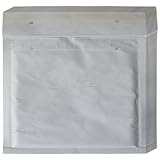 10 buste imbottite con pluriball, formato CD, dimensioni interne: 180 x 165 mm, dimensioni esterne: 200 x 175 mm, con chiusura adesiva, colore: bianco